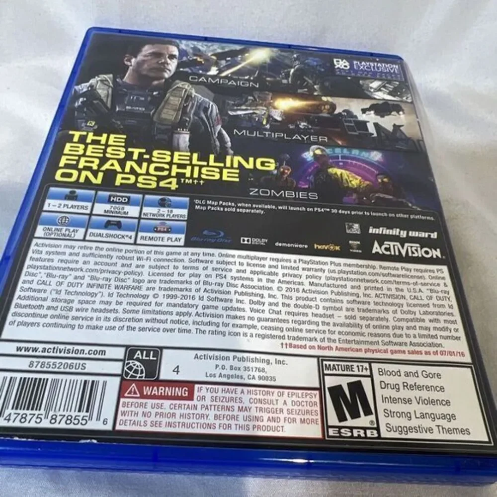 Call of Duty:‎ Infinite Warfare (PlayStation 4, 2016)